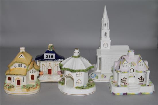 Five Coalport cottages